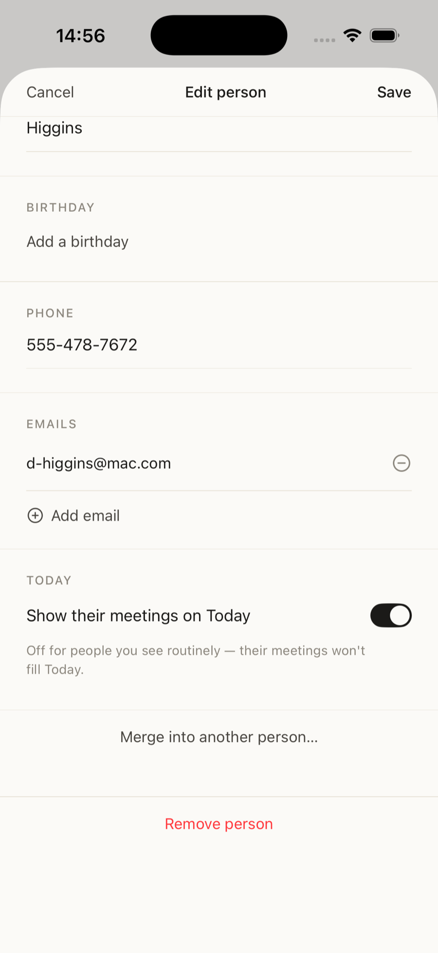 Quiet recurring meetings